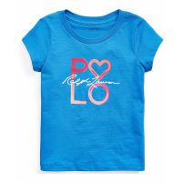 Polo Ralph Lauren 'Logo' T-Shirt für Kleine Mädchen