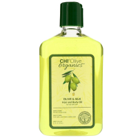 CHI Huile corporelle et capillaire 'Olive Organics Silk' - 251 ml
