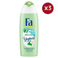 Fa 'Aloe Vera Yoghurt' Shower Gel - 400 ml, 3 Pack