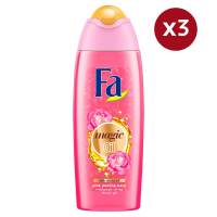 Fa Gel Douche 'Magic Oil Pink Jasmine' - 400 ml, 3 Pack