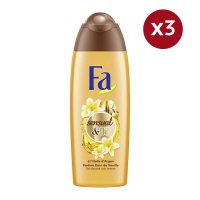 Fa Gel Douche 'Sensual & Oil Vanille' - 250 ml, 3 Pack