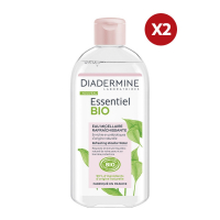 Diadermine Eau micellaire 'Essentiel Bio' - 400 ml, 2 Pack
