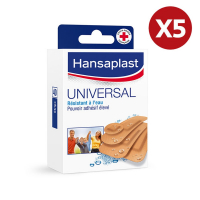 Hansaplast Pansements 'Universal Water Resistant' - 40 Pièces, 5 Pack