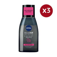 Nivea 'Expert Waterproof' Eye Makeup Remover - 125 ml, 3 Pack