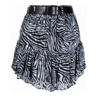 MICHAEL Michael Kors Women's 'Zebra Belted' Mini Skirt
