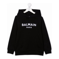 Balmain Kids Sweatshirt à capuche  'Logo' pour Grandes filles