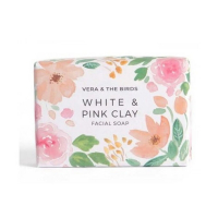 Vera & The Birds 'White & Pink Clay' Facial Soap - 100 g
