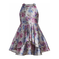 Calvin Klein Big Girl's 'Floral Shine' Sleeveless Dress