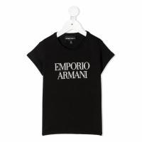 Emporio Armani Kids T-shirt 'Logo' pour Petites & grandes filles