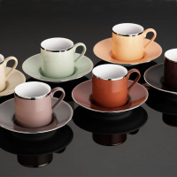 Heritage Coffee Cup & Saucer Set - 12 Pieces