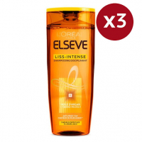 L'Oréal Paris 'Elseve Liss Intense' Shampoo - 250 ml, 3 Pack