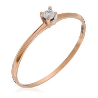 Diamanta Women's 'Solitaire Pure' Ring