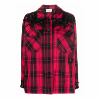 P.A.R.O.S.H. Women's 'Sequin-Embellished Check' Shirt