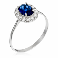 Or Bella Women's 'Bleu Merveilleux' Ring