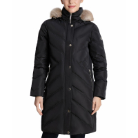 Michael Kors Women's 'Chevron Hooded' Puffer Coat