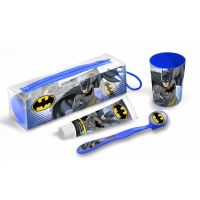 Cartoon 'Batman' Oral Care Set - 4 Pieces