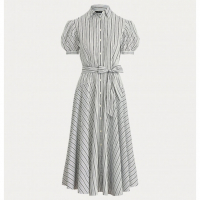 LAUREN Ralph Lauren Women's 'Striped Broadcloth' Shirtdress