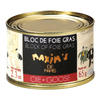 Maxim's Bloc of goose foie gras - Round tin - 65 g