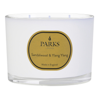 Parks London Bougie 3 mèches 'Sandalwood& Ylang Ylang' - 37 cl