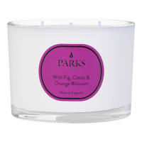 Parks London Bougie 3 mèches 'Wild Fig, Cassis & Orange Blossom' - 37 cl