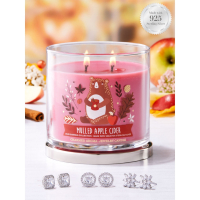 Charmed Aroma Women's 'Mulled Apple Cider' Scented Candle Set - 340 g