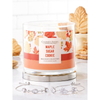 Charmed Aroma Women's 'Maple Sugar Cookie' Scented Candle Set - 340 g