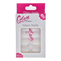 Glam of Sweden 'Manicure' Fake Nails White - 12 g