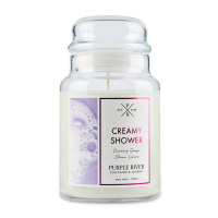 Purple River 'Creamy Shower' Duftende Kerze - 623 g