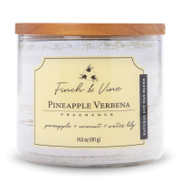 Colonial Candle Bougie parfumée 'Finch & Vine' - Pineapple Verbena 411 g