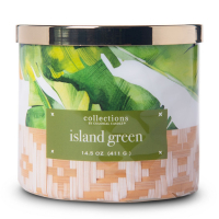 Colonial Candle Bougie parfumée 'Tropic & Desert' - Tropic Island Green 411 g