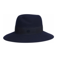 Maison Michel Women's 'Logo' Fedora Hat