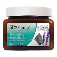 Spa Pharma 'Illuminating Enriched with Charcoal & Lavender' Body Scrub - 500 ml
