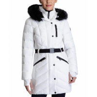 Michael Kors Women's 'Belted Hooded' Puffer Coat
