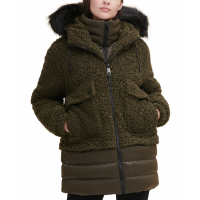 DKNY 'Hooded' Puffermantel für Damen