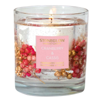 StoneGlow 'Cranberry & Cassis' Kerze aus Gel - 1.1 Kg