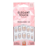 Elegant Touch Faux Ongles 'French Bare' - 124 XS