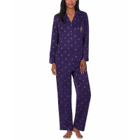 LAUREN Ralph Lauren Women's Top & Pajama Trousers Set