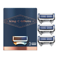 Gillette 'King Neck' Razor Reffil - 3 Pieces