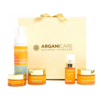 Arganicare Ensemble de soins pour la peau 'Gift Box Energize & Anti Wrinkle With Vitamine C' - 5 Pièces