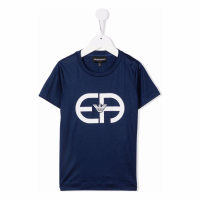 Emporio Armani Kids 'Logo' T-Shirt für Kleiner u. grosser Jungen