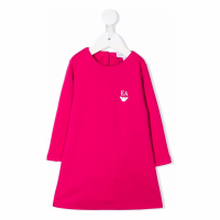 Emporio Armani Kids 'Logo' Kleid mit langen Ärmeln für Baby Mädchen