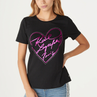 Karl Lagerfeld T-shirt 'Neon Heart Logo' pour Femmes