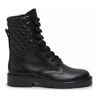 Karl Lagerfeld Women's 'Remi Quilted' Combat Boots