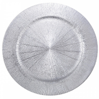 Aulica Placemat Shiny Silver Terra