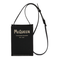Alexander McQueen Men's 'Logo Embroidered' Messenger Bag