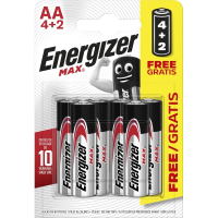 Energizer Batterie 'Max Power LR06 AA' - 6 Pièces