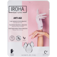 Iroha Masque pour les mains 'Anti-Age Triple Hyaluronic Acid & Bakuchiol' - 9 ml