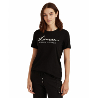 LAUREN Ralph Lauren Women's 'Script-Logo' T-Shirt