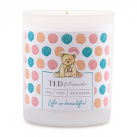 Ted&Friends 'Life is Beautiful' Duftende Kerze - 220 g