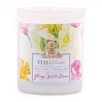 Ted&Friends Bougie parfumée 'Ylang & Wild Roses' - 220 g